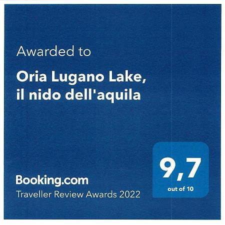 Oria Lugano Lake, Il Nido Dell'Aquila Exterior foto